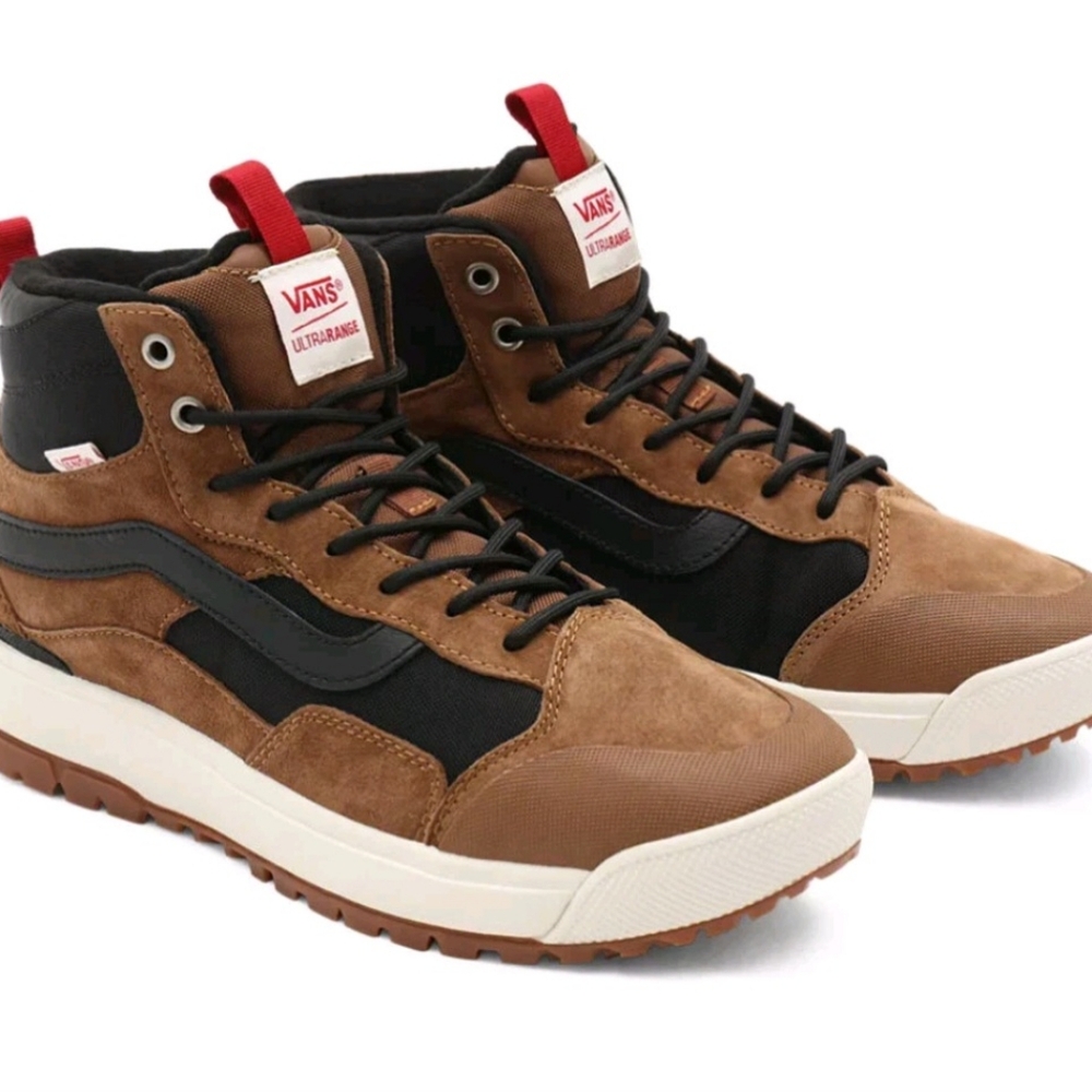 Vans UltraRange Exo Hi MTE-1 Boots Dachshund Brown Black Men Size 7 - Picture 3 of 10